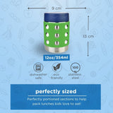 Lunchbots Thermal Dots Food Jar 12oz (350ml) - Green