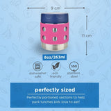 Lunchbots Thermal Dots Food Jar 8oz (235ml) - Pink