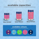 Lunchbots Thermal Dots Food Jar 8oz (235ml) - Pink