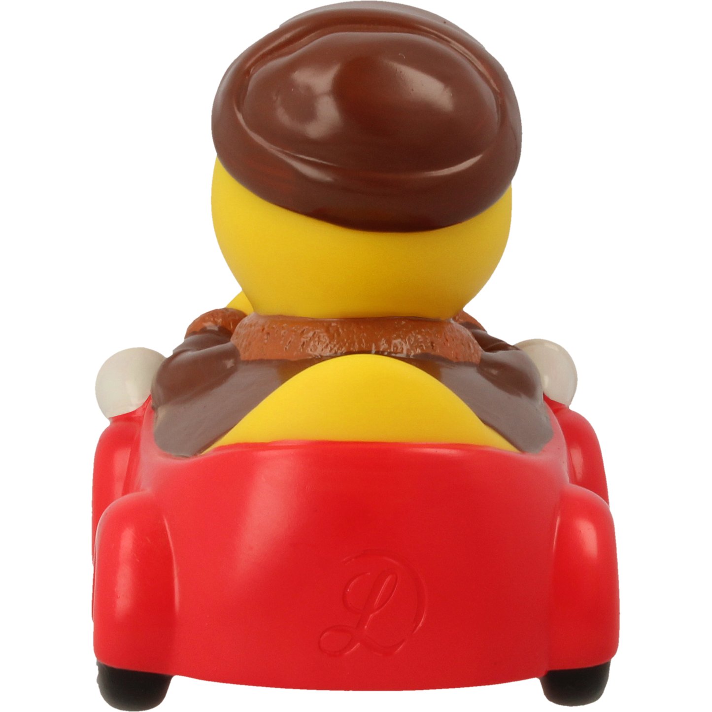 Lilalu Bath Toy Car Driver Duck - Red & Yellow