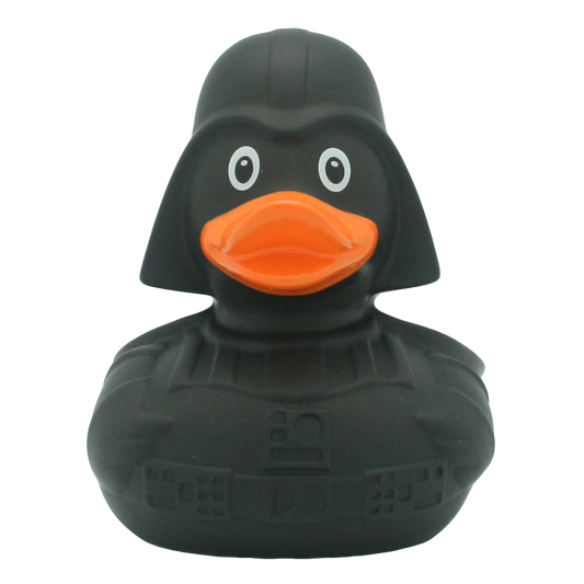 Lilalu Bath Toy Black Star Duck - Black