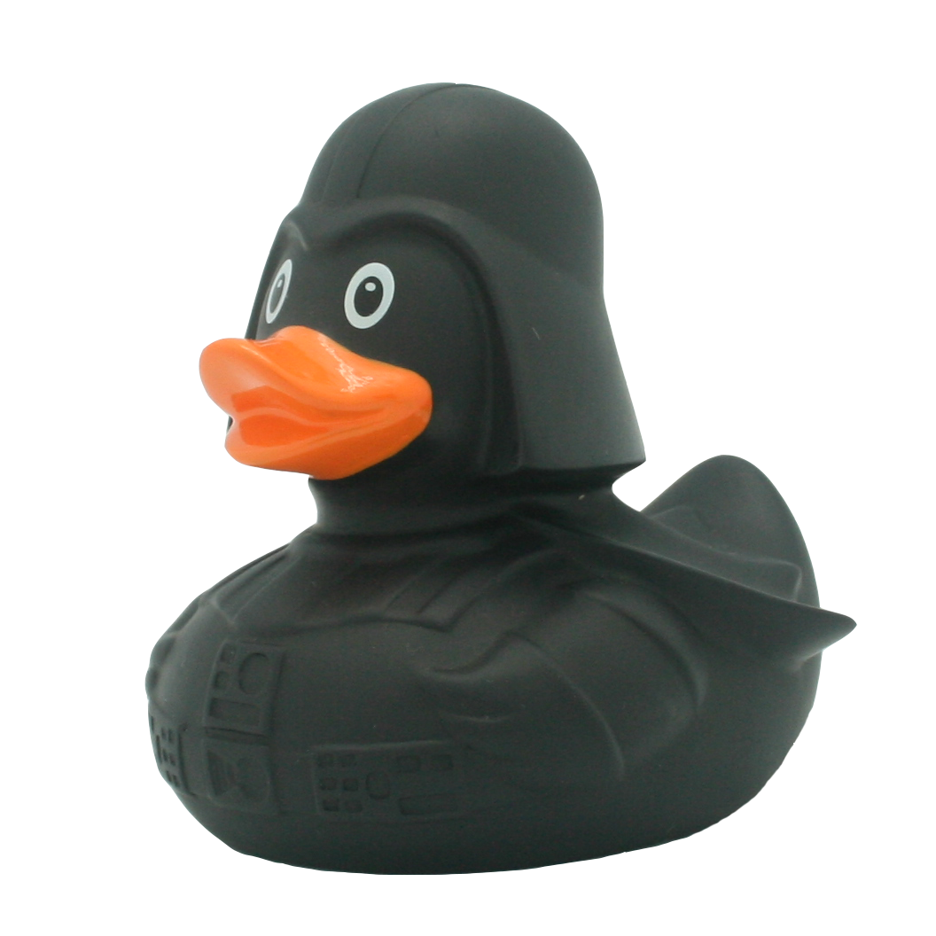 Lilalu Bath Toy Black Star Duck - Black