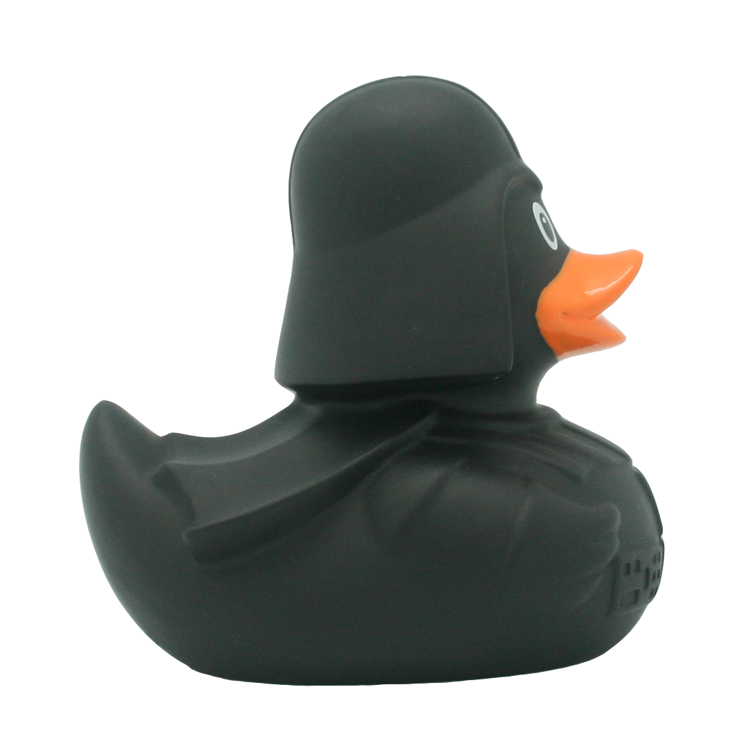 Lilalu Bath Toy Black Star Duck - Black