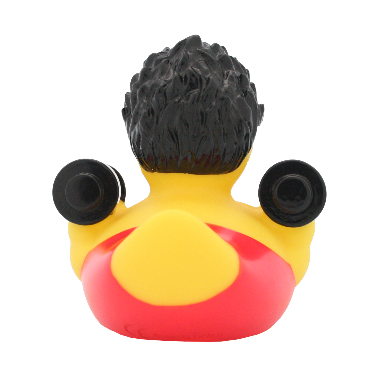 Lilalu Bath Toy Bodybuilder Duck - Red & Yellow