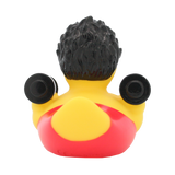 Lilalu Bath Toy Bodybuilder Duck - Red & Yellow