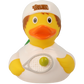 Lilalu Bath Toy Tennis Player Duck - White