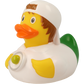 Lilalu Bath Toy Tennis Player Duck - White