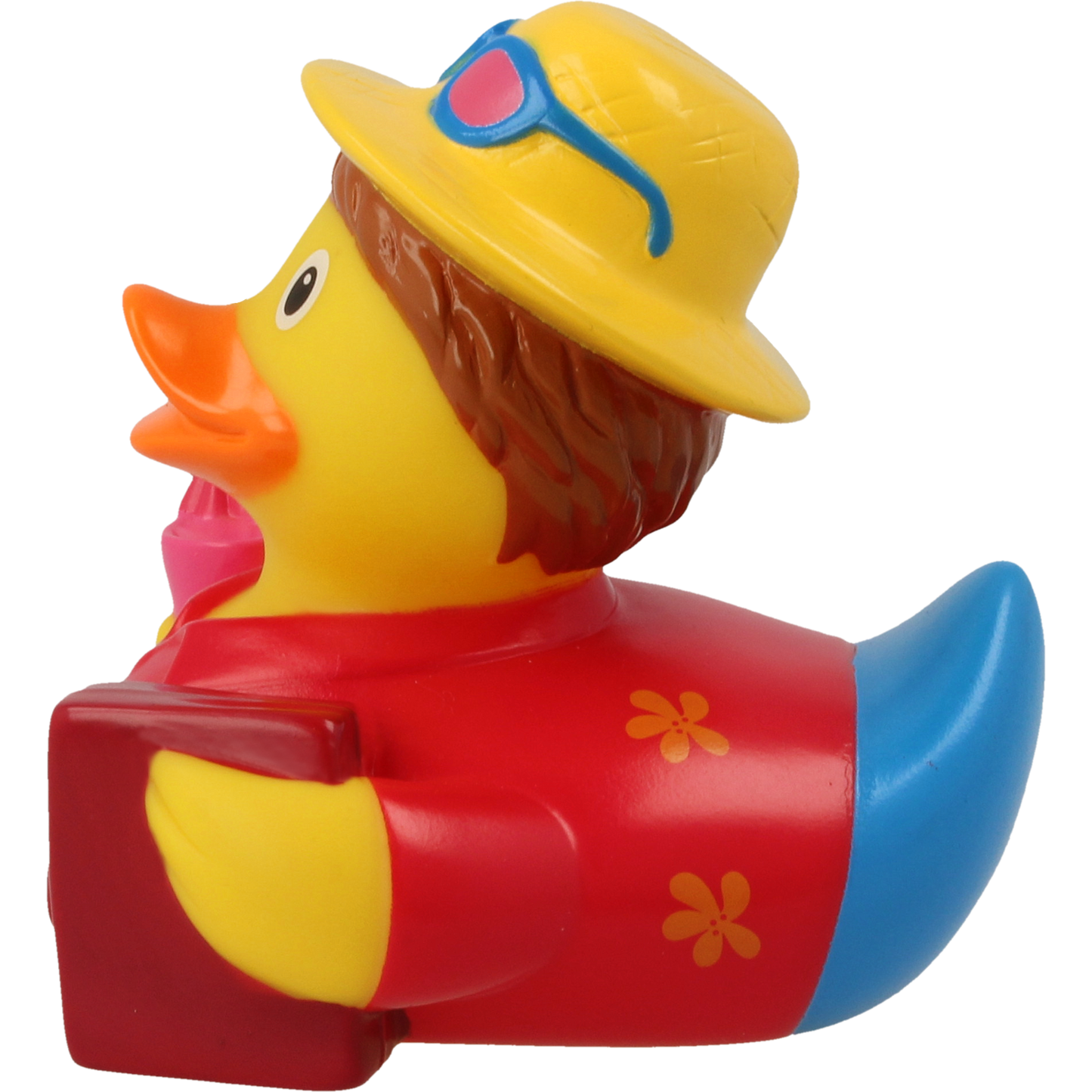 Lilalu Bath Toy Holiday Male Duck - Red