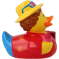 Lilalu Bath Toy Holiday Male Duck - Red