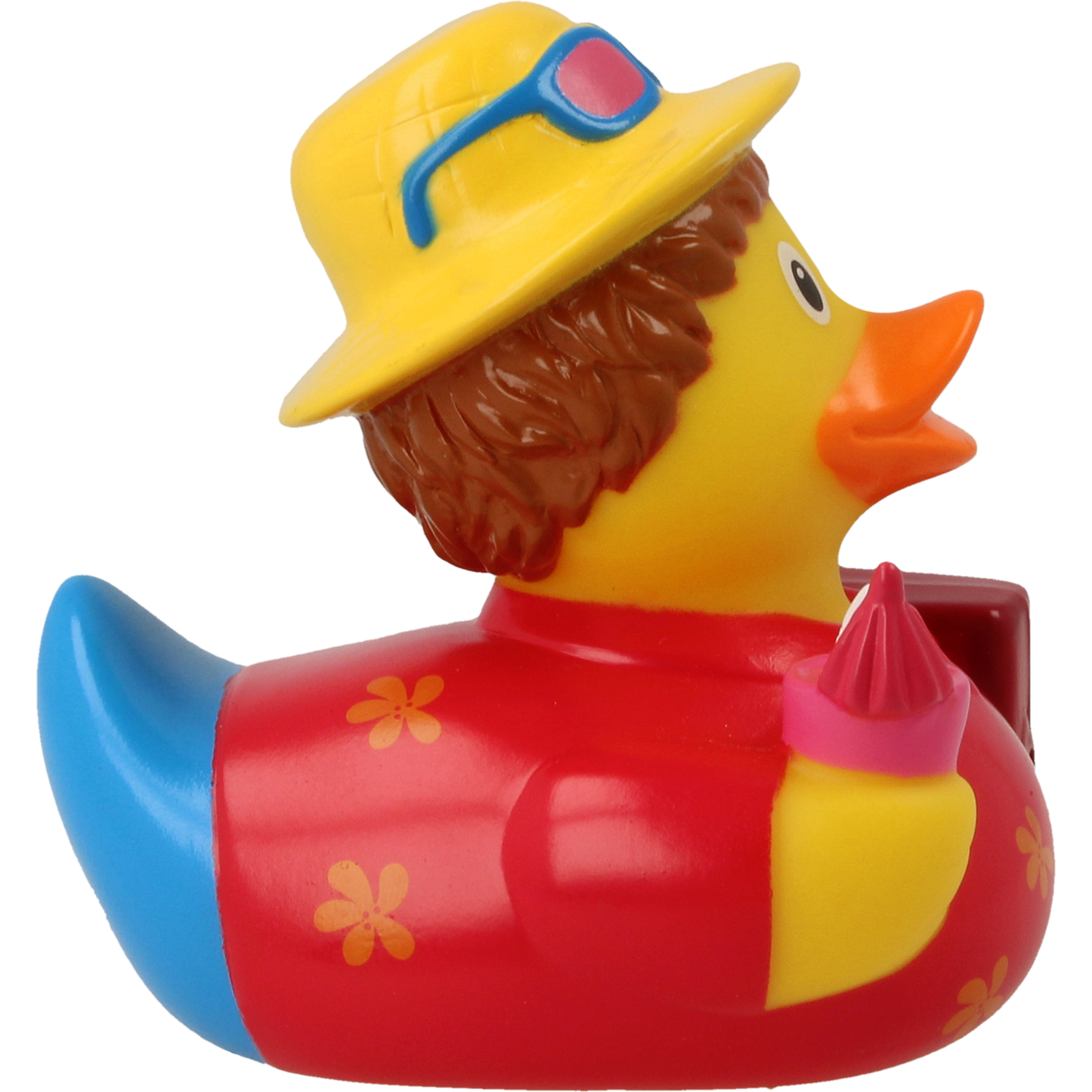 Lilalu Bath Toy Holiday Male Duck - Red