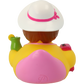 Lilalu Bath Toy Holiday Female Duck - Pink & Yellow