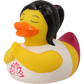 Lilalu Bath Toy Yoga Duck- White & Yellow