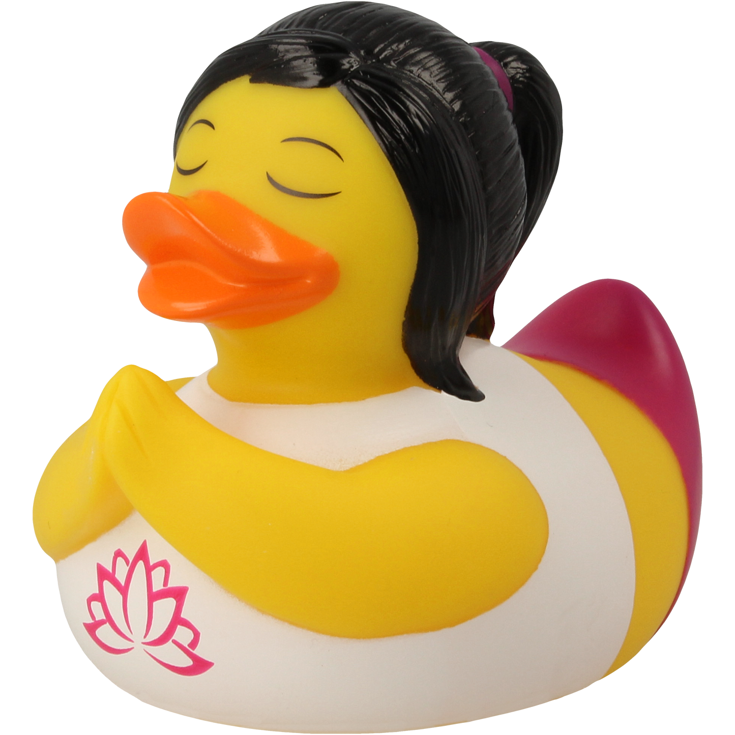 Lilalu Bath Toy Yoga Duck- White & Yellow