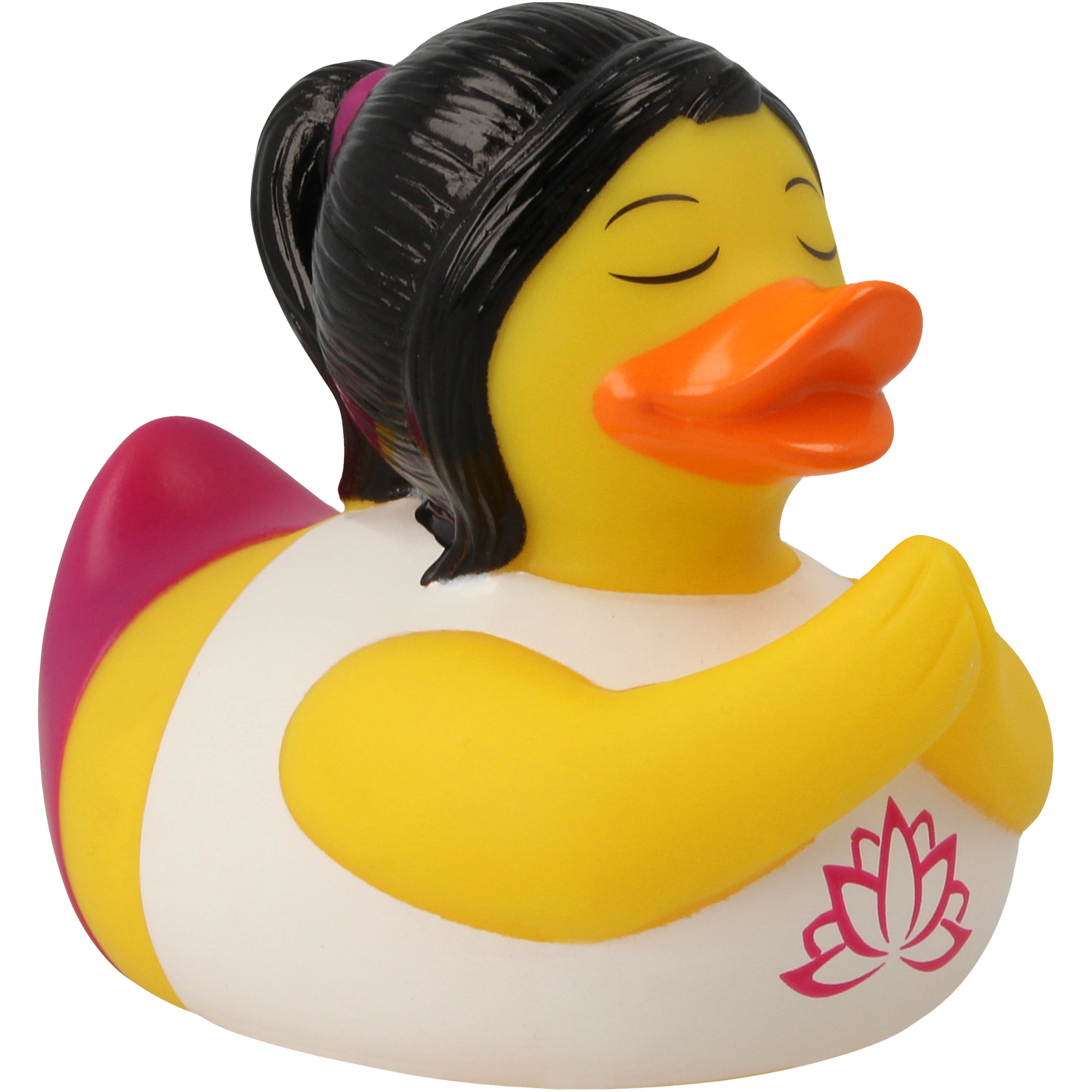 Lilalu Bath Toy Yoga Duck- White & Yellow