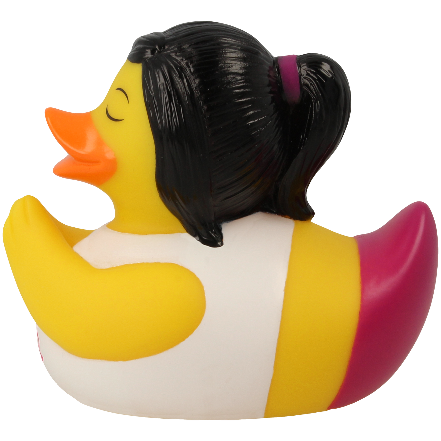 Lilalu Bath Toy Yoga Duck- White & Yellow