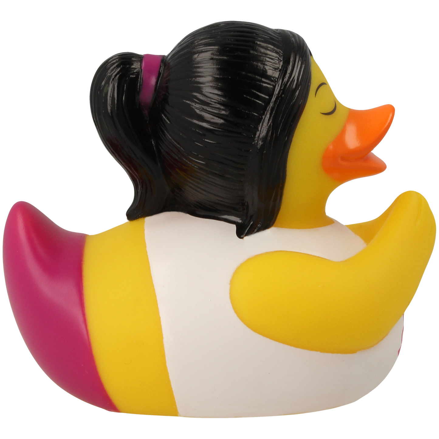 Lilalu Bath Toy Yoga Duck- White & Yellow