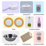 Little Story Wooden Kitchen With Accessories - Grey