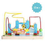 Little Story Activity Beads Maze Montessori Wooden Toy - Multicolor
