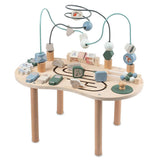 Little Story Wooden Activity Table Montessori Play - Multicolor