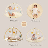 Little Story Baby Play Mat/Activity Gym - Beige
