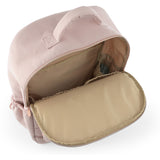 Little Story Quilted Diaper Backpack With Changing Mat - Pink