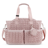 Little Story Nova Tote with Pacifier Pod - Pink