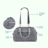 Little Story Elva Diaper Bag with Stroller Straps - Grey