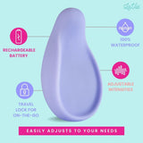 LaVie Lactation Massager With Heat - Periwinkle