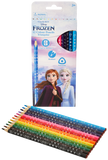 Disney Frozen Colour Pencils Triangular 12Pcs