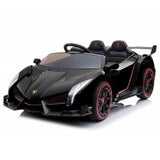 Lamborghini Veneno 2 Seat Kids Electric Car 12V - Black