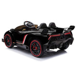 Lamborghini Veneno 2 Seat Kids Electric Car 12V - Black