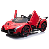 Lamborghini Veneno 2 Seat Kids Electric Car 12V - Red