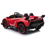 Lamborghini Veneno 2 Seat Kids Electric Car 12V - Red