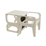 Larisa & Pumpkin Beech Wood Learning Tower - White