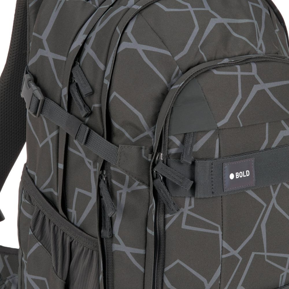Lassig Backpack Lassig School Backpack - Origin Bold Edges Grey – Laadlee
