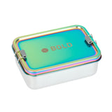 Lassig Stainless Steel Lunchbox - Solid Bold Rainbow