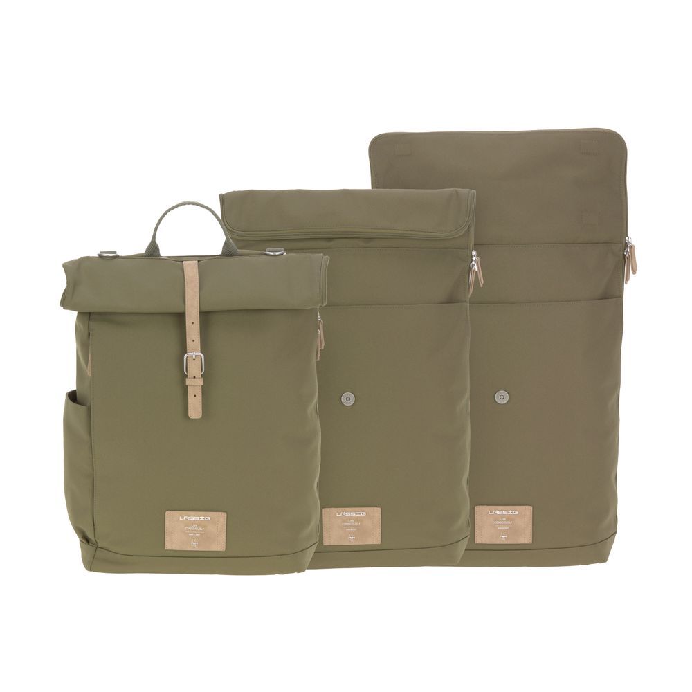 Lassig Backpack Lassig Rolltop Backpack - Olive Online in UAE | Laadlee