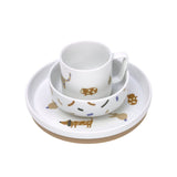 Lassig Dish Set Porcelain / Silicone - Little Mateys Royal Blue