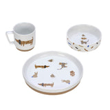 Lassig Dish Set Porcelain / Silicone - Little Mateys Royal Blue