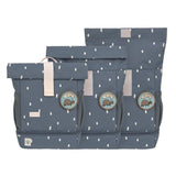 Lassig Mini Rolltop Backpack - Happy Prints Midnight Blue