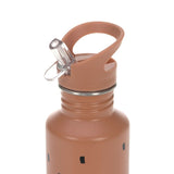 Lassig Stainless Steel Bottle 500ml - Happy Prints Caramel