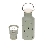 Lassig Stainless Steel Bottle 500ml - Happy Prints Light Olive