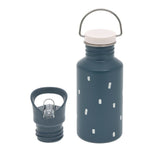 Lassig Stainless Steel Bottle 500ml - Happy Prints Midnight Blue