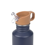 Lassig Stainless Steel Bottle 500ml - Little Gang Smile Navy