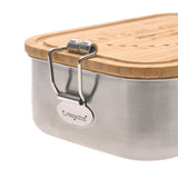 Lassig Stainless Steel Lunchbox - Bamboo Garden Explorer