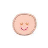 Lassig Textile Woven Sticker Stick-on - Whale Pink