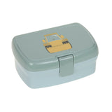 Lassig Lunchbox & Water Bottle Lunch Set -  Tiny Drivers Excavator