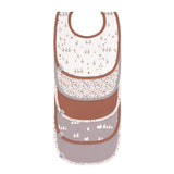 Lassig Value Pack Bib 5 pcs - Assorted Tiny Farmer Goose Lilac