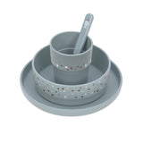 Lassig Dish Set PP / Cellulose - Tiny Farmer Sheep / Goose Blue