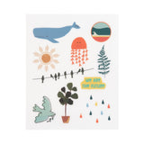 Lassig Sticker Rub-on - Planet